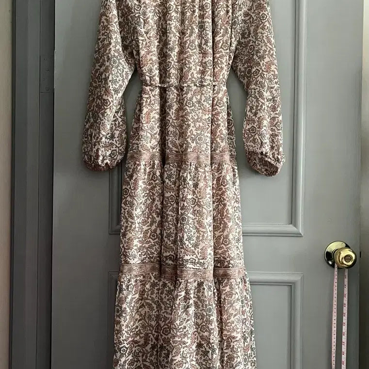 [BUNJANG] Thursday Island Border Mix Round Neck Dress (S Size) / 써스데이아일랜드 보더 믹스 라운드넥 원피스 s사이즈