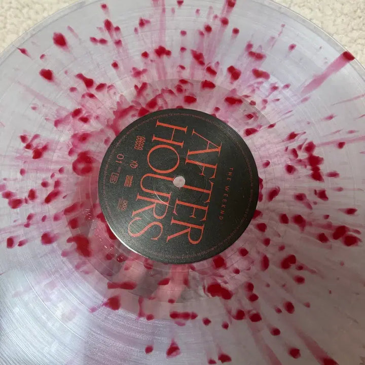 [BUNJANG] The Weeknd After Hours Splatter LP / The Weeknd 더위켄드 after hours lp