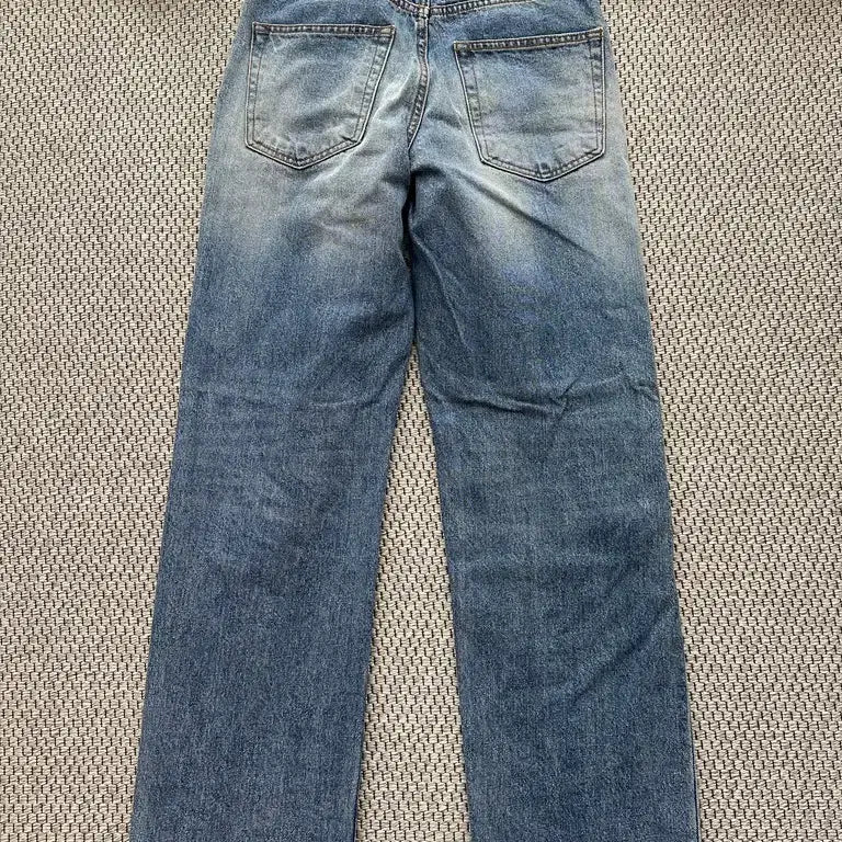 [BUNJANG] TONYWACK Straight-Leg Knee Panel Denim Jeans - Washed Vintage Light Blue / [26] 토니웩 스트레이트 레그 니 패널 데님 - 워시드 라이트 블루