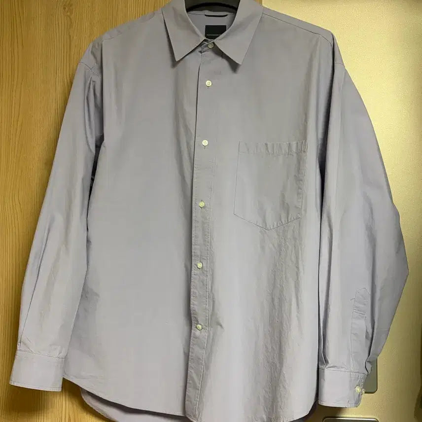 [BUNJANG] Moif Uniform Shirt Lavender Size 1 / 모이프 유니폼 셔츠 라벤더 1사이즈