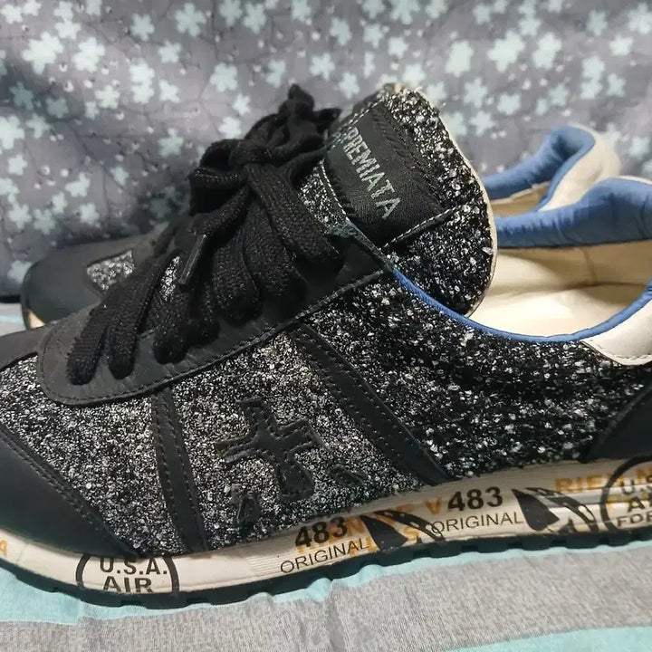 [BUNJANG] Premiata Black Sneakers Size 36 / Premiata 프리미아타 블랙 스니커즈36