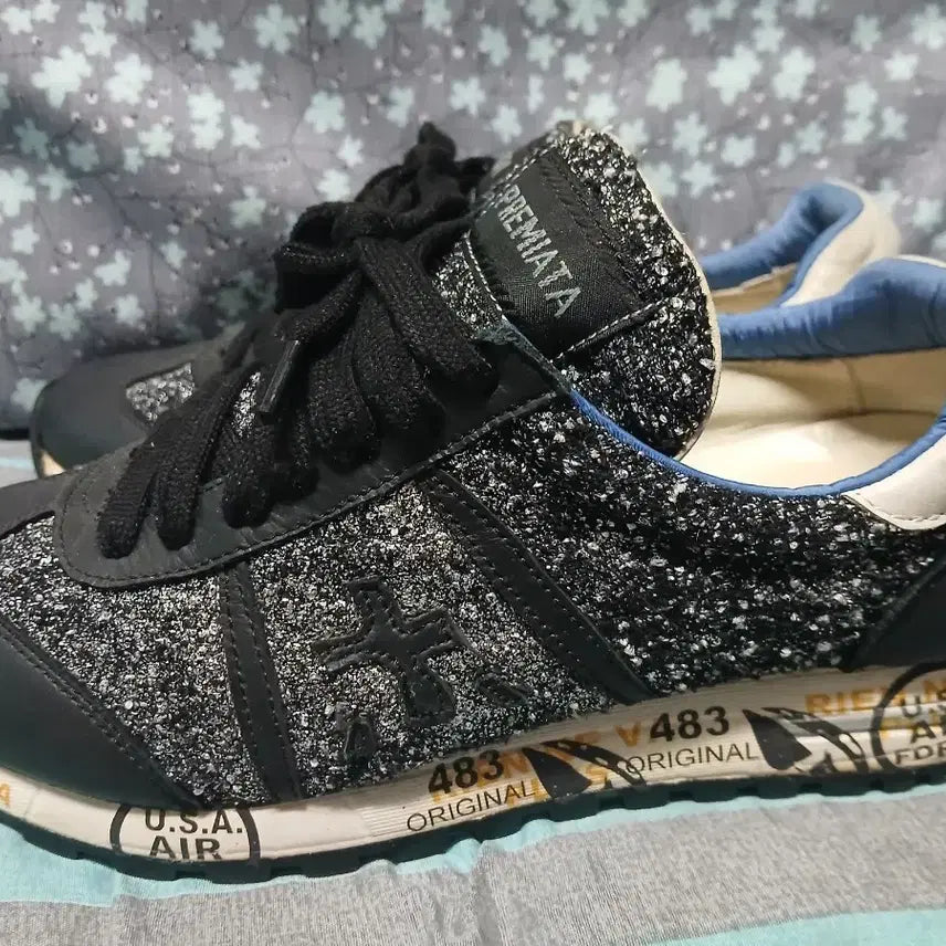 [BUNJANG] Premiata Black Sneakers Size 36 / Premiata 프리미아타 블랙 스니커즈36