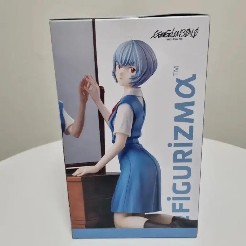 [BUNJANG] Sega Figureism Evangelion Rei Ayanami Figure / [미개봉]세가 에반게리온 피규어리즘 아야나미 레이 거울 교복 피규어