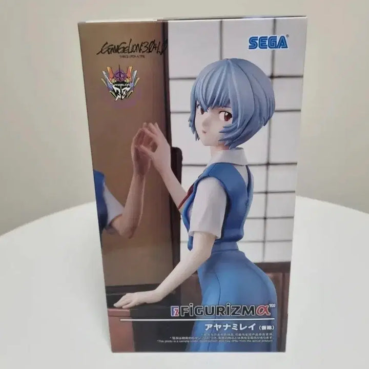 [BUNJANG] Sega Figureism Evangelion Rei Ayanami Figure / [미개봉]세가 에반게리온 피규어리즘 아야나미 레이 거울 교복 피규어
