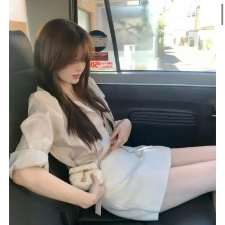 [BUNJANG] Shop MODO Shimmer Tie Blouse / 샵모도 모도마켓 쉬머 타이 블라우스