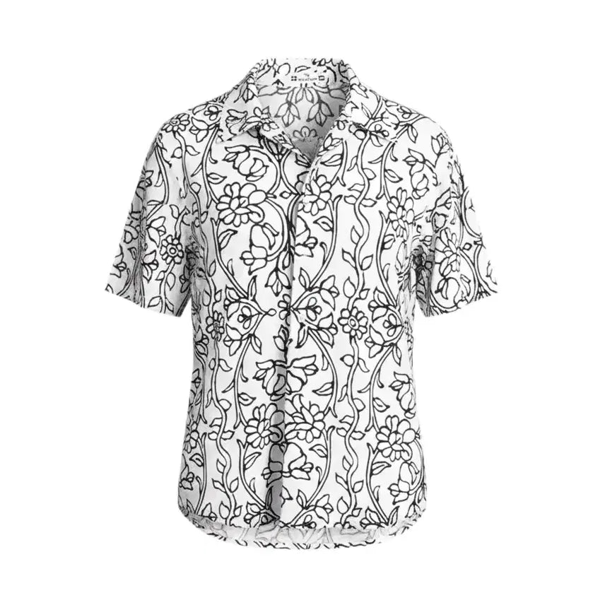 [BUNJANG] Sportiva Pattern Short Sleeve T-shirt / 여성100/ 스포르티바 시원 후들 패턴 반팔티WT