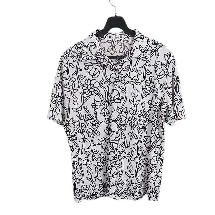 [BUNJANG] Sportiva Pattern Short Sleeve T-shirt / 여성100/ 스포르티바 시원 후들 패턴 반팔티WT