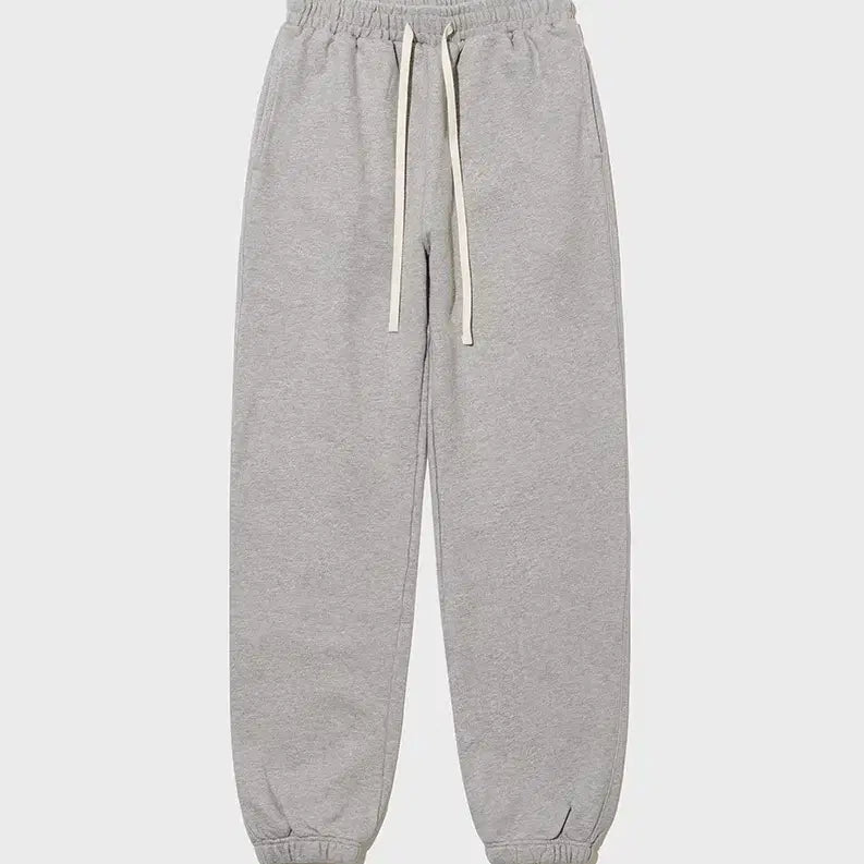 [BUNJANG] UNIONBLUE Basic Sweat Jogger Pants - Melange Grey / [M] 유니온블루 베이직 스웻 조거팬츠 - 멜란지 그레이