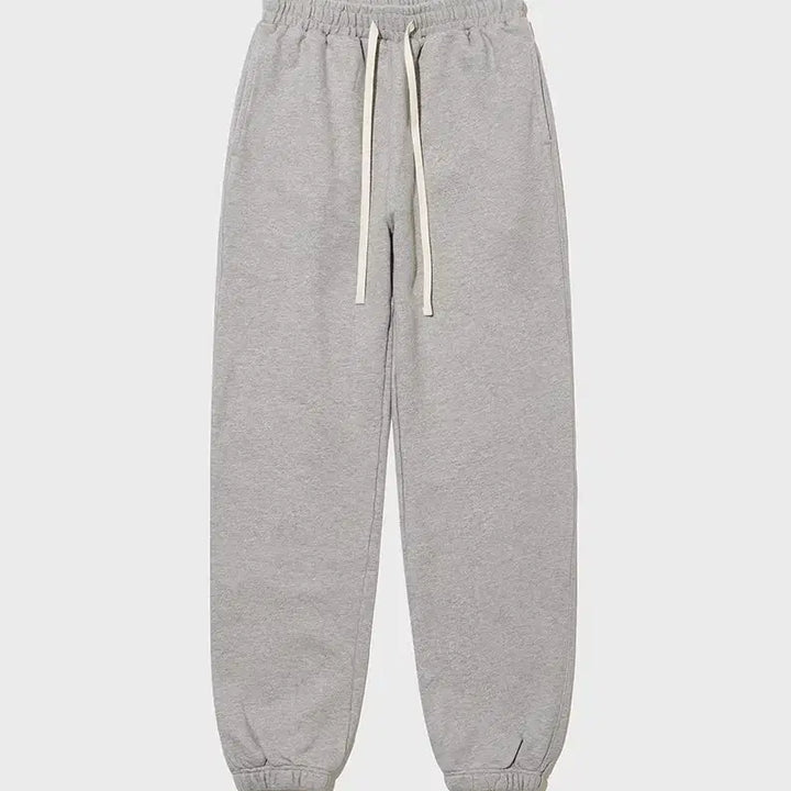 [BUNJANG] UNIONBLUE Basic Sweat Jogger Pants - Melange Grey / [M] 유니온블루 베이직 스웻 조거팬츠 - 멜란지 그레이
