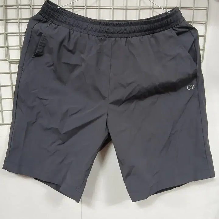 [BUNJANG] Calvin Klein Gray/Black Banded Shorts (100) / 2장 캘빈클라인 CK 그레이/블랙 반바지100