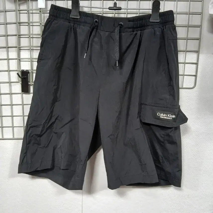 [BUNJANG] Calvin Klein Gray/Black Banded Shorts (100) / 2장 캘빈클라인 CK 그레이/블랙 반바지100