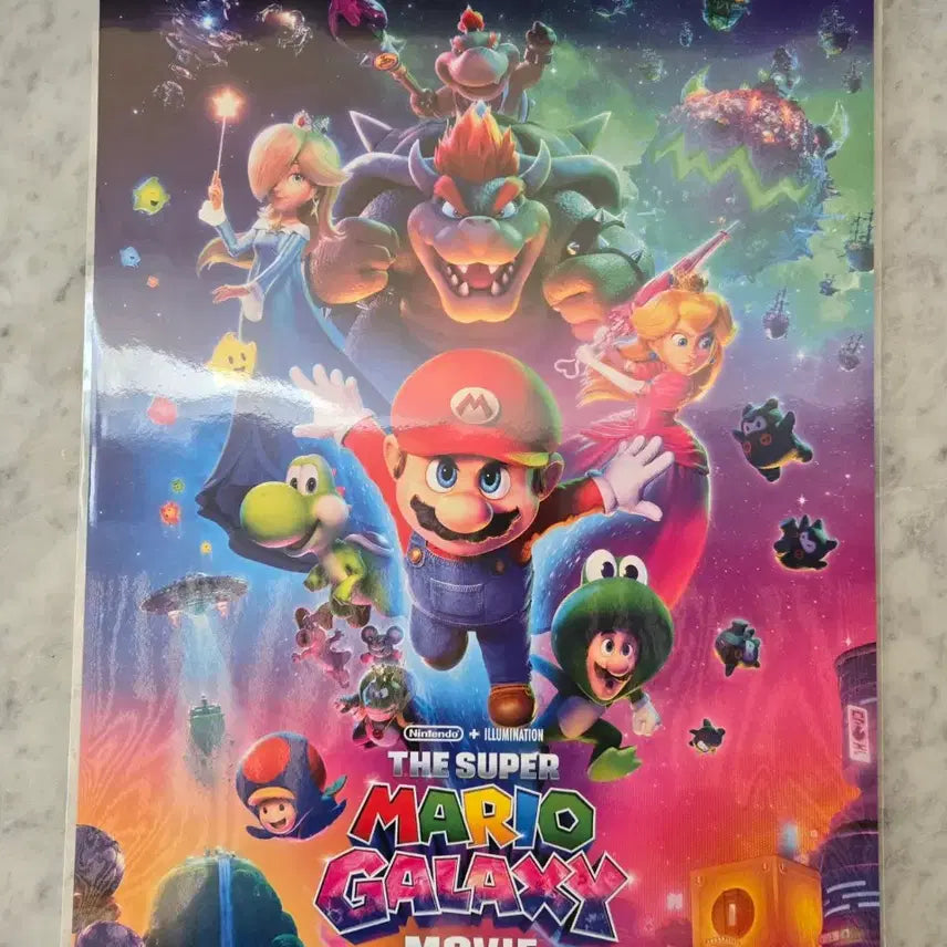 [BUNJANG] Super Mario Galaxy SCREENX A3 Poster / 슈퍼 마리오 갤럭시 SCREENX A3 포스터