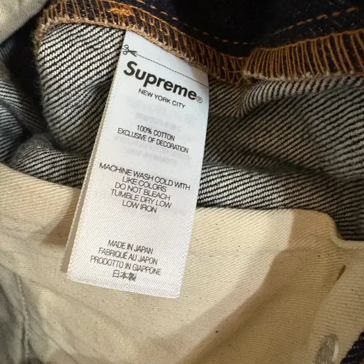 [BUNJANG] Supreme Selvedge Jeans 34 / 슈프림 배기 셀비지 진 34