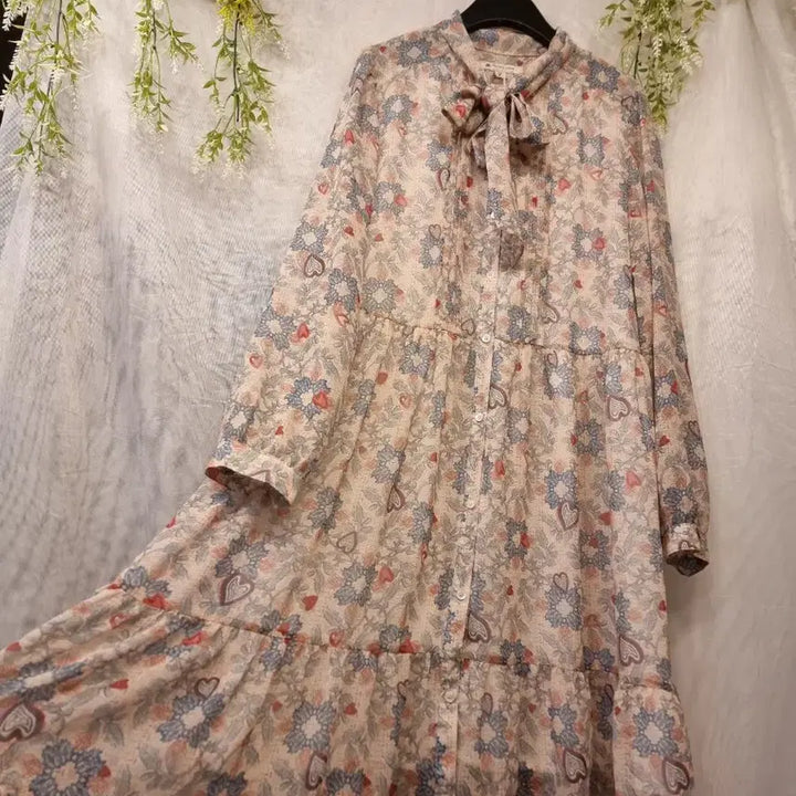 [BUNJANG] Thursday Island Polka Dot Tie Dress / 새옷 M 도트패턴 타이 원피스 써스데이아일랜드