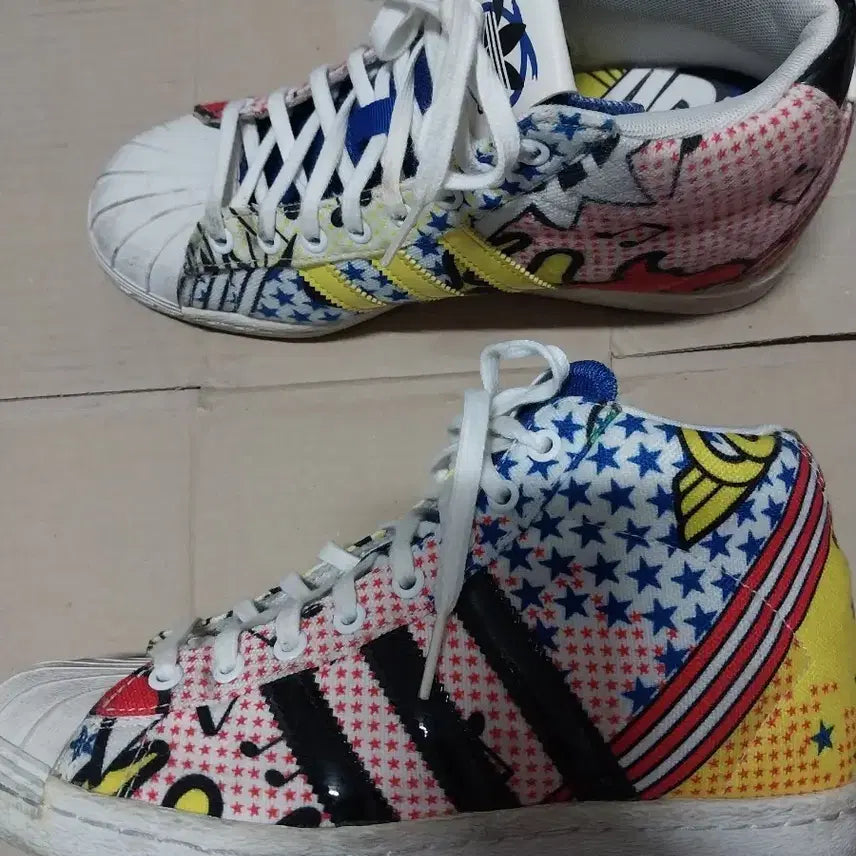[BUNJANG] Adidas Superstar Latibra High-Top Sneakers / 아디다스 슈퍼스타 라티오라 하이탑 운동화