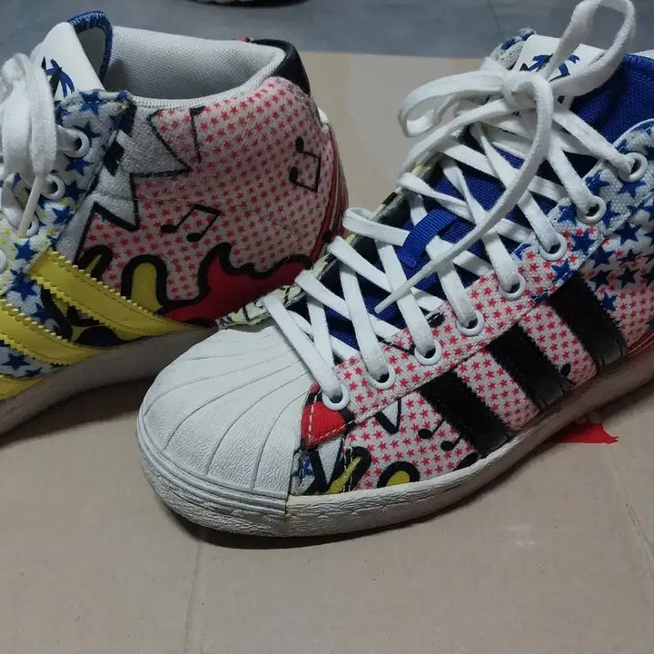 [BUNJANG] Adidas Superstar Latibra High-Top Sneakers / 아디다스 슈퍼스타 라티오라 하이탑 운동화