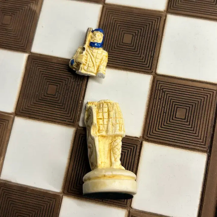 [BUNJANG] Hand-Crafted Chess Board Game - "War of Athens &amp; Sparta" Theme / 그리스 현지구매 체스 보드게임 해외체스