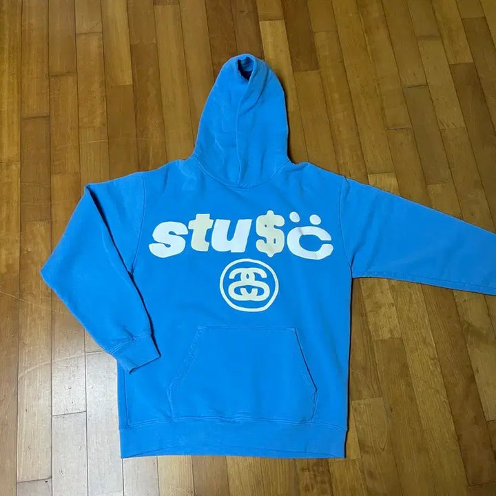 [BUNJANG] CPFM x Stussy Blue Hoodie L / Cpfm 스투시 블루 후드티 L