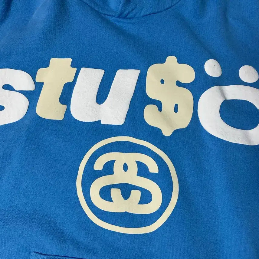 [BUNJANG] CPFM x Stussy Blue Hoodie L / Cpfm 스투시 블루 후드티 L