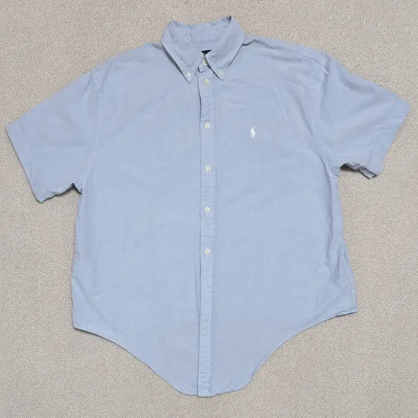 [BUNJANG] Polo Ralph Lauren Asymmetrical Shirt / 폴로 랄프로렌 언발 셔츠 남여공용