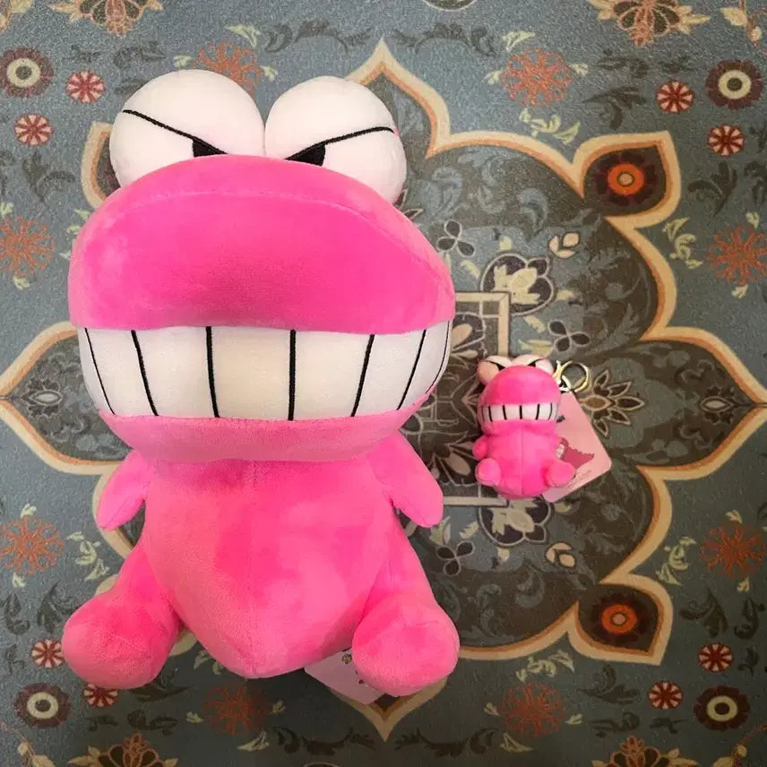 [BUNJANG] Crayon Shin-chan Waniyama 25cm Plush &amp; Keychain Set / 짱구_와니야마상 중형 25cm + 와니야마상 키링 8cm 세트 새상품