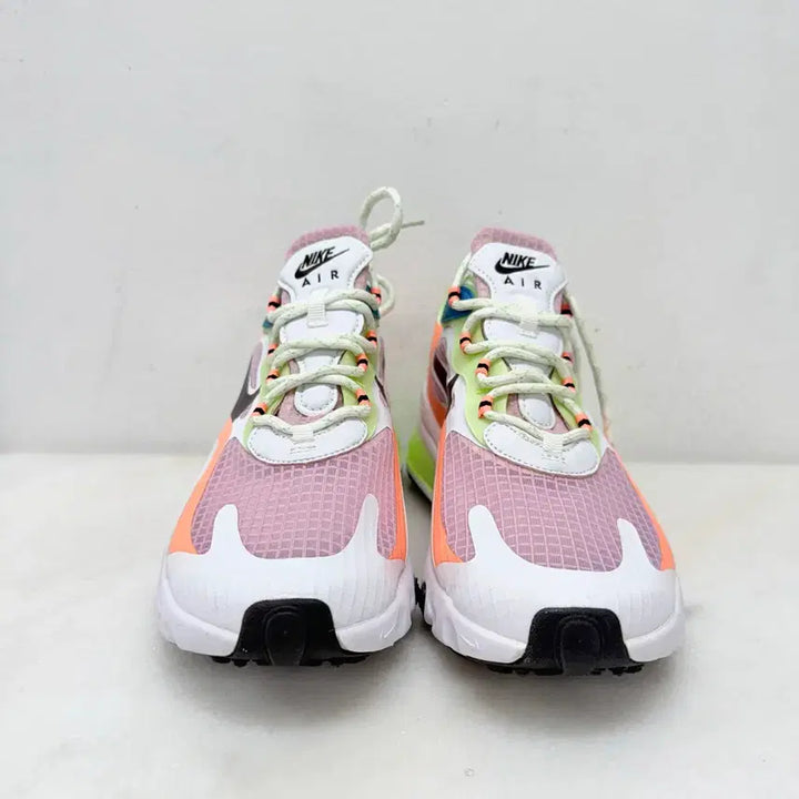 [BUNJANG] Nike Air Max 270 React White/Pink Sneakers / (245)나이키 운동화 에어맥스 270 리액트 화이트핑크