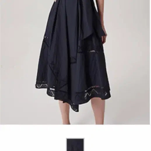 [BUNJANG] Time Eyelet Lace Block Dress / 타임 아일렛 레이스 블록 드레스 원피스 호칭 82-84-160 사이즈