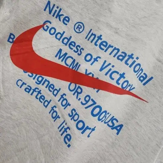 [SOLD OUT] 나이키 더블 스우시 반팔 티셔츠 멜란지 XXL 새상품