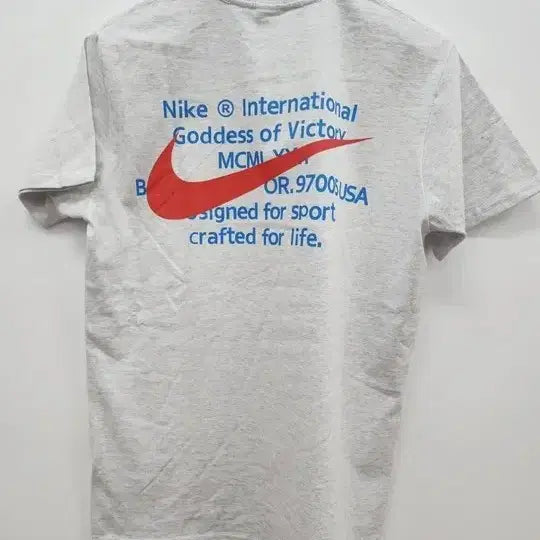 [SOLD OUT] 나이키 더블 스우시 반팔 티셔츠 멜란지 XXL 새상품