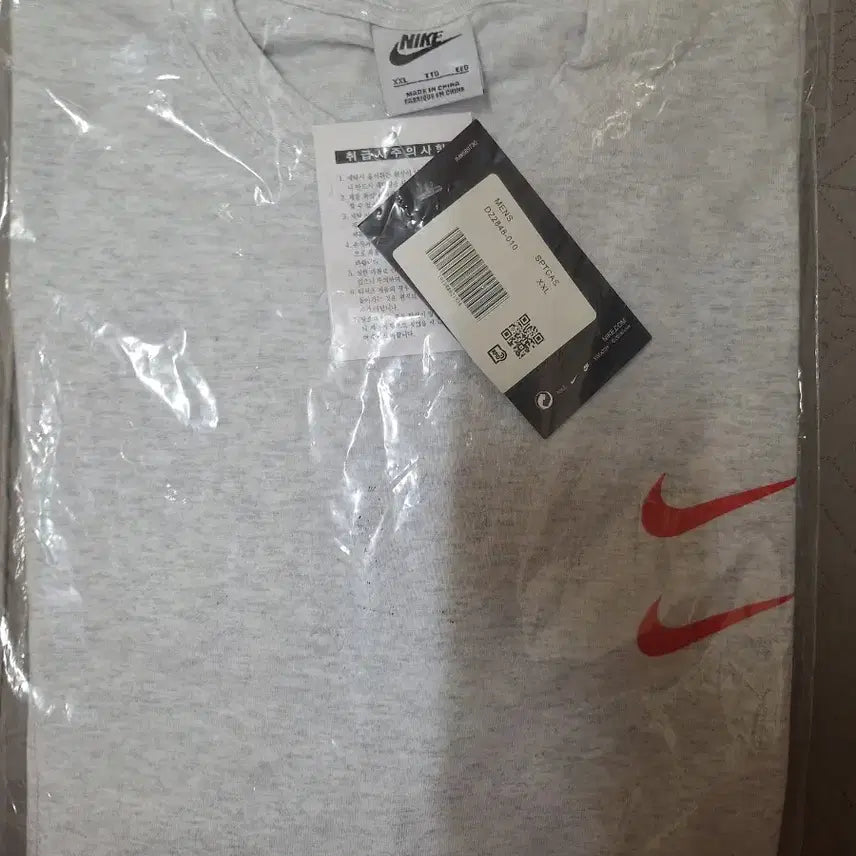 [SOLD OUT] 나이키 더블 스우시 반팔 티셔츠 멜란지 XXL 새상품
