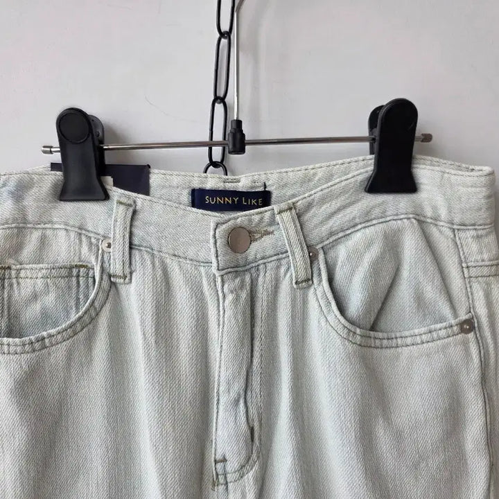[BUNJANG] S Straight-Fit Denim Pants / S/연청 일자 데님팬츠/새제품