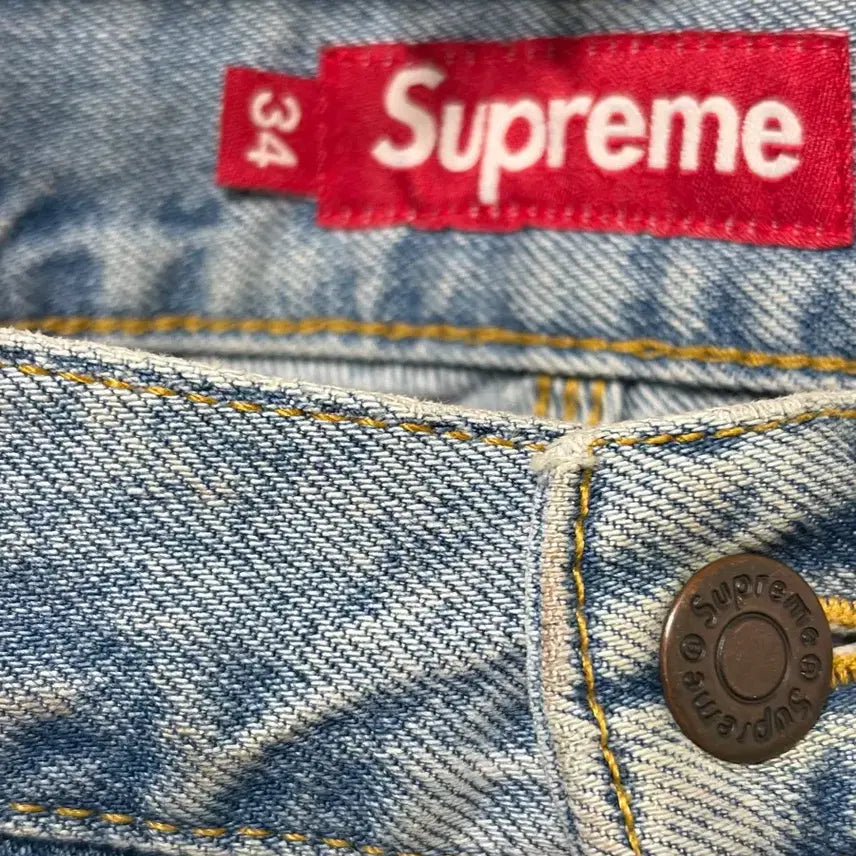 [BUNJANG] 34) supreme 24fw 슈프림 더블니 페인터 워시드 인디고 / 34) supreme 24fw 슈프림 더블니 페인터 워시드 인디고