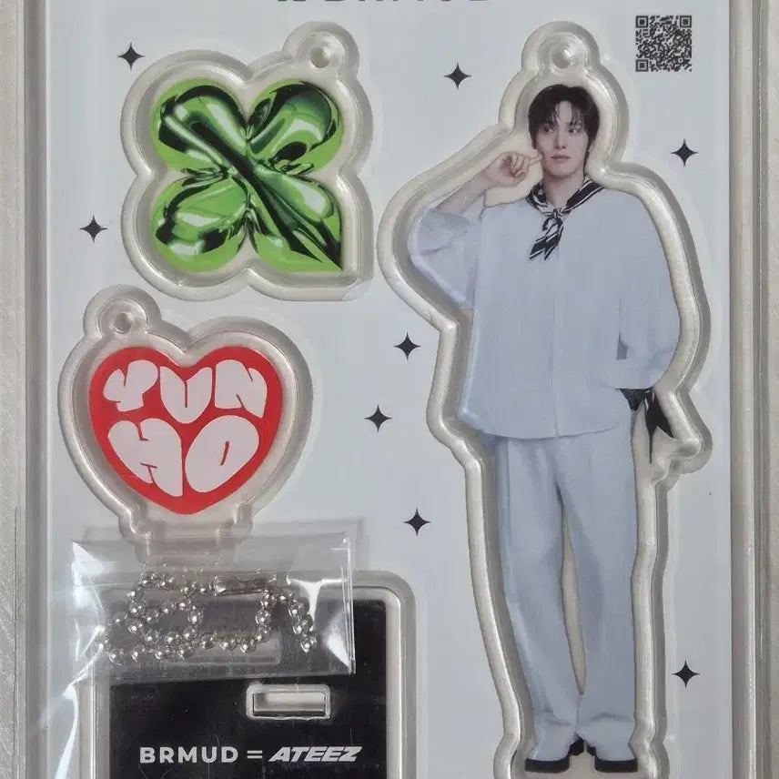 [BUNJANG] BRMUD Ateez Yunho Acrylic Keyring / BRMUD 에이티즈 윤호 아크릴 키링