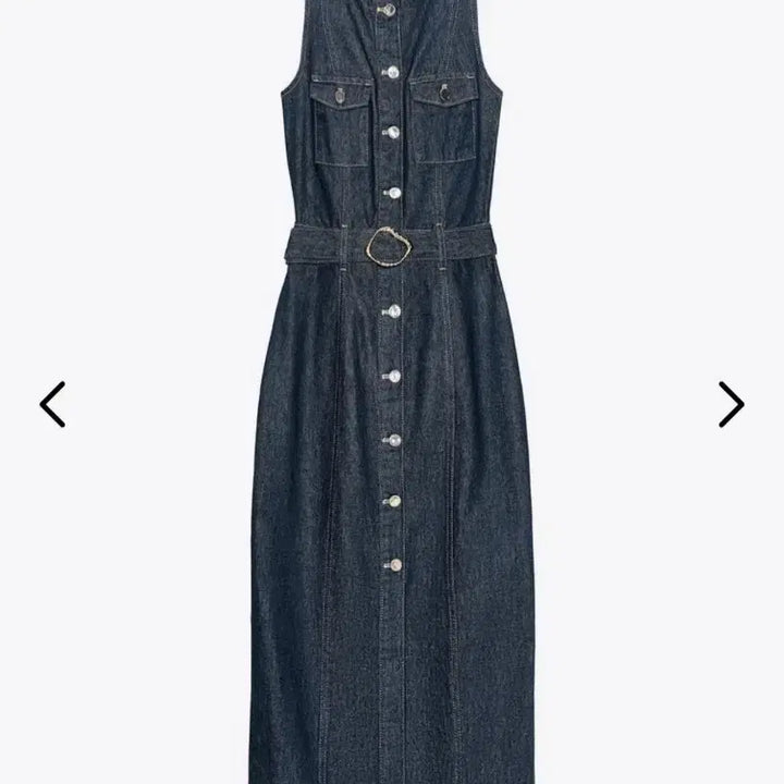 [BUNJANG] Zara Sleeveless Denim Dress / 10만원짜리 새상품 Zara 청원피스 슬리브리스원피스