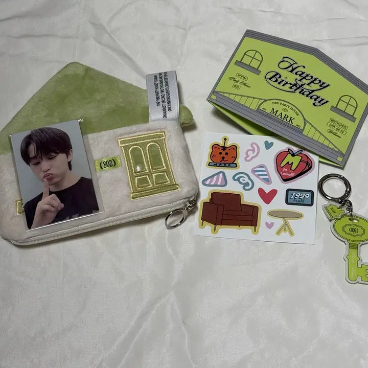 [BUNJANG] NCT Mark Birthday Pouch Photocard Keyring / 마크 생일 파우치 포카 키링 25년
