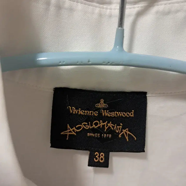 [BUNJANG] Vivienne Westwood Long Shirt Dress White / 비비안웨스트우드. 롱셔츠형 원피스. 38.