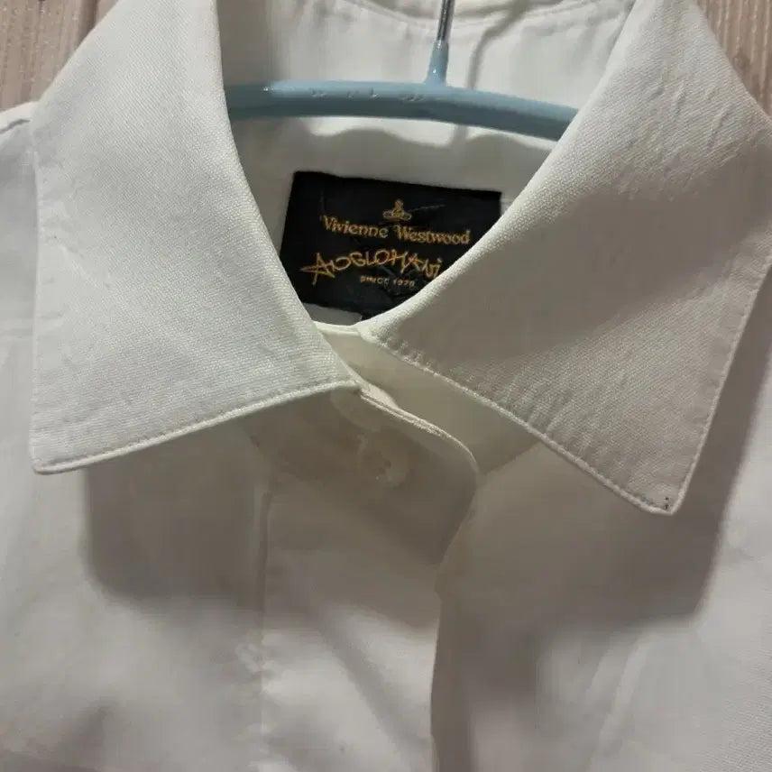[BUNJANG] Vivienne Westwood Long Shirt Dress White / 비비안웨스트우드. 롱셔츠형 원피스. 38.