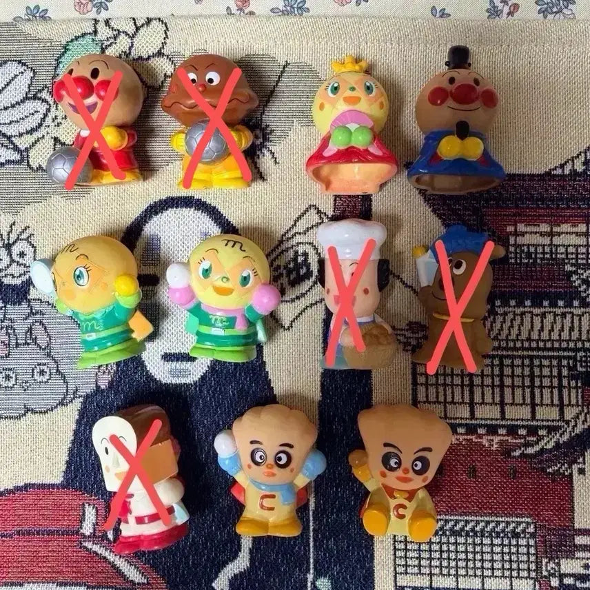 [BUNJANG] Anpanman Finger Puppet Figure / 호빵맨 손가락 피규어