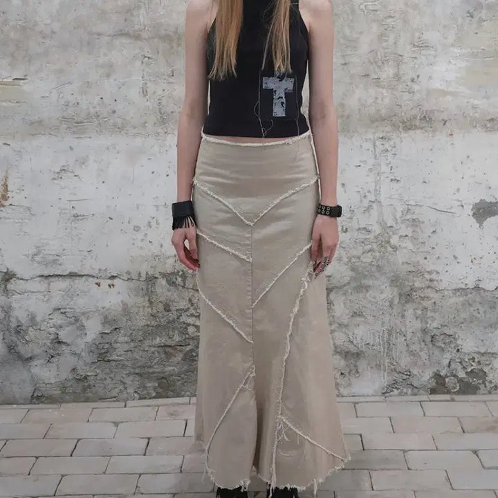 [BUNJANG] Dared Long Skirt / 데어드 dared 롱스커트