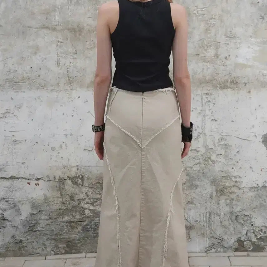 [BUNJANG] Dared Long Skirt / 데어드 dared 롱스커트