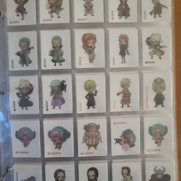 [BUNJANG] One Piece Homeplus Sticker Collection Set (90 Types) / 원피스 띠부씰 홈플러스 90종 전종
