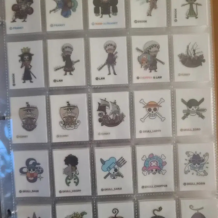 [BUNJANG] One Piece Homeplus Sticker Collection Set (90 Types) / 원피스 띠부씰 홈플러스 90종 전종