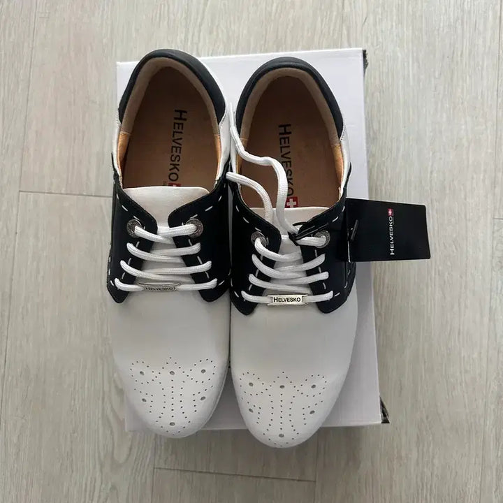 [BUNJANG] Helvesko Golf Shoes White/Black 275mm / HELVESKO 골프화 화이트/블랙 새상품 275mm