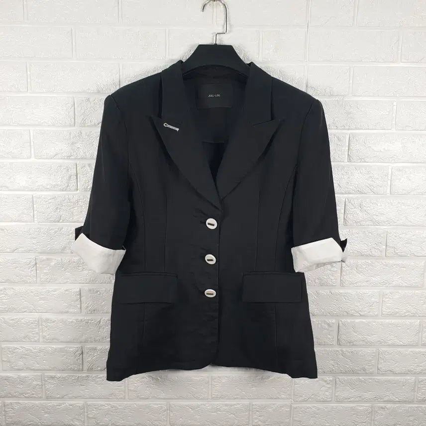 [BUNJANG] Julog Linen Jacket Black / [L]줄로그 린넨 자켓