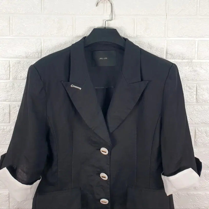 [BUNJANG] Julog Linen Jacket Black / [L]줄로그 린넨 자켓