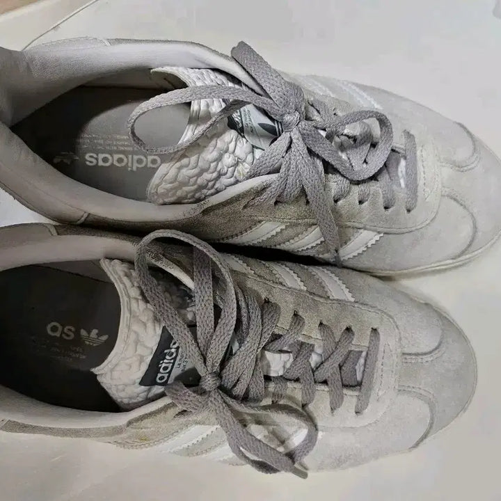 [BUNJANG] Adidas Gazelle Bold Suede Sneakers Grey / 정품) 아디다스 가젤 볼드 스웨이드 운동화 그레이