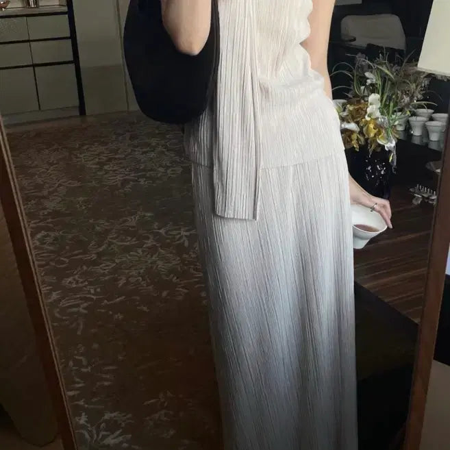 [SOLD OUT] 아르토 플리츠탑 피치
