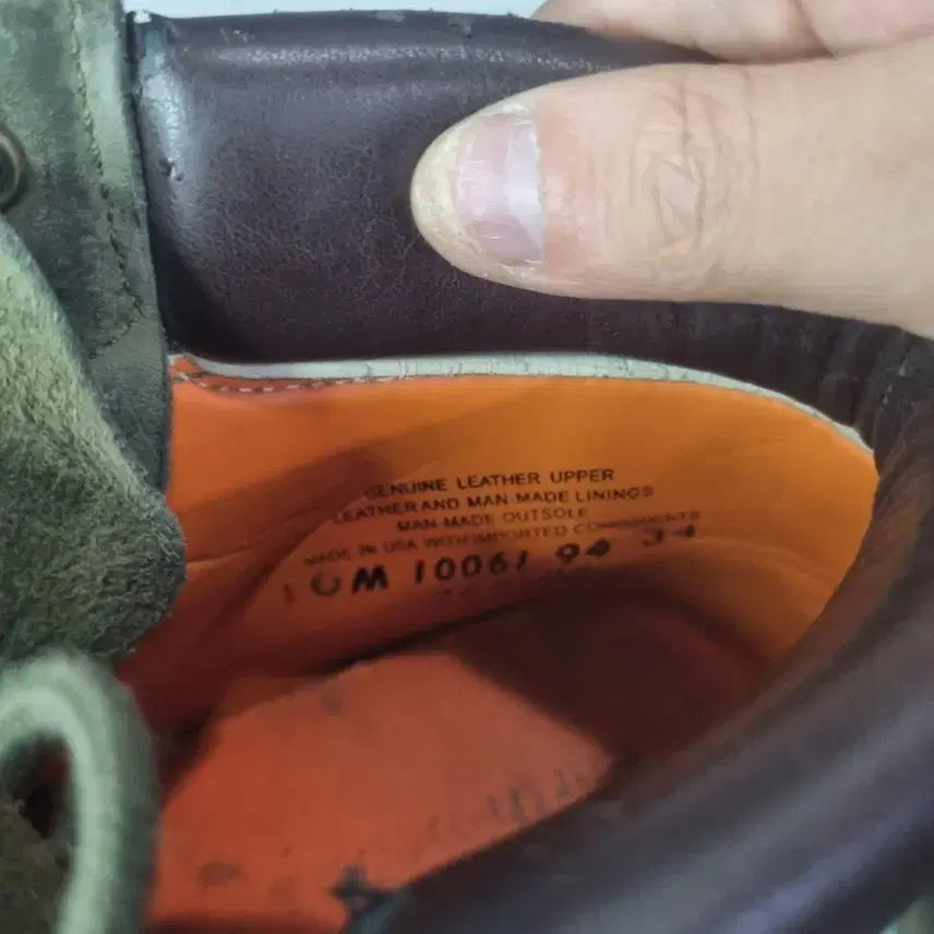 [BUNJANG] Hyojabin Vintage Timberland 6-Inch Camo Olive Boots / 효자빈티지 10 팀버랜드 6인치 카모 올리브