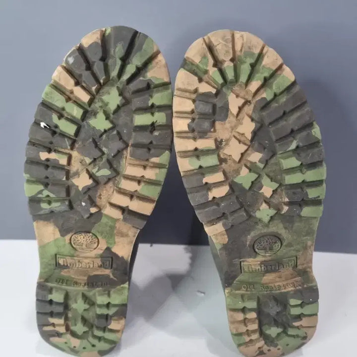 [BUNJANG] Hyojabin Vintage Timberland 6-Inch Camo Olive Boots / 효자빈티지 10 팀버랜드 6인치 카모 올리브