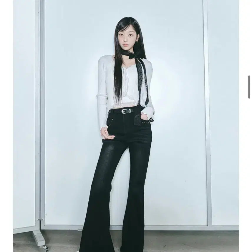 [BUNJANG] NICK&amp;NICOLE Lace Crop Cardigan S / 닉앤니콜 레이스 크롭가디건 s